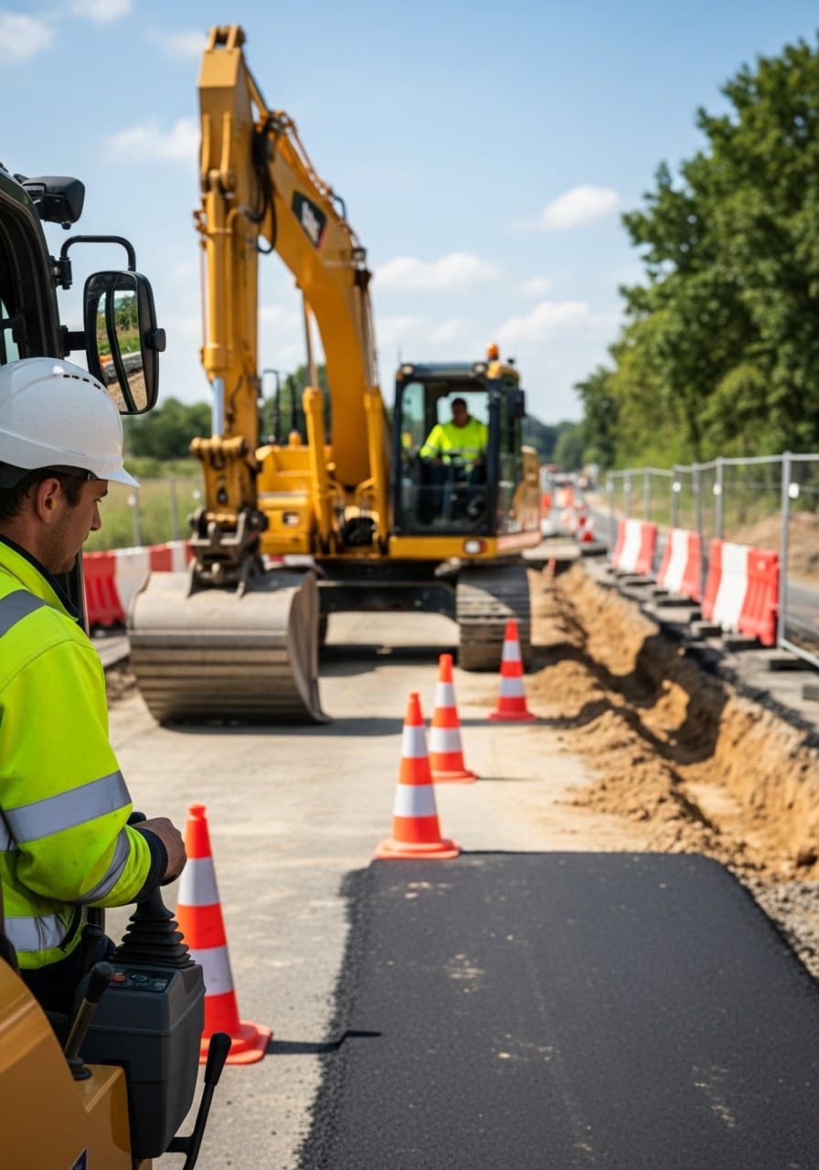 Travaux publics — secteur accompagné par MAPESIA