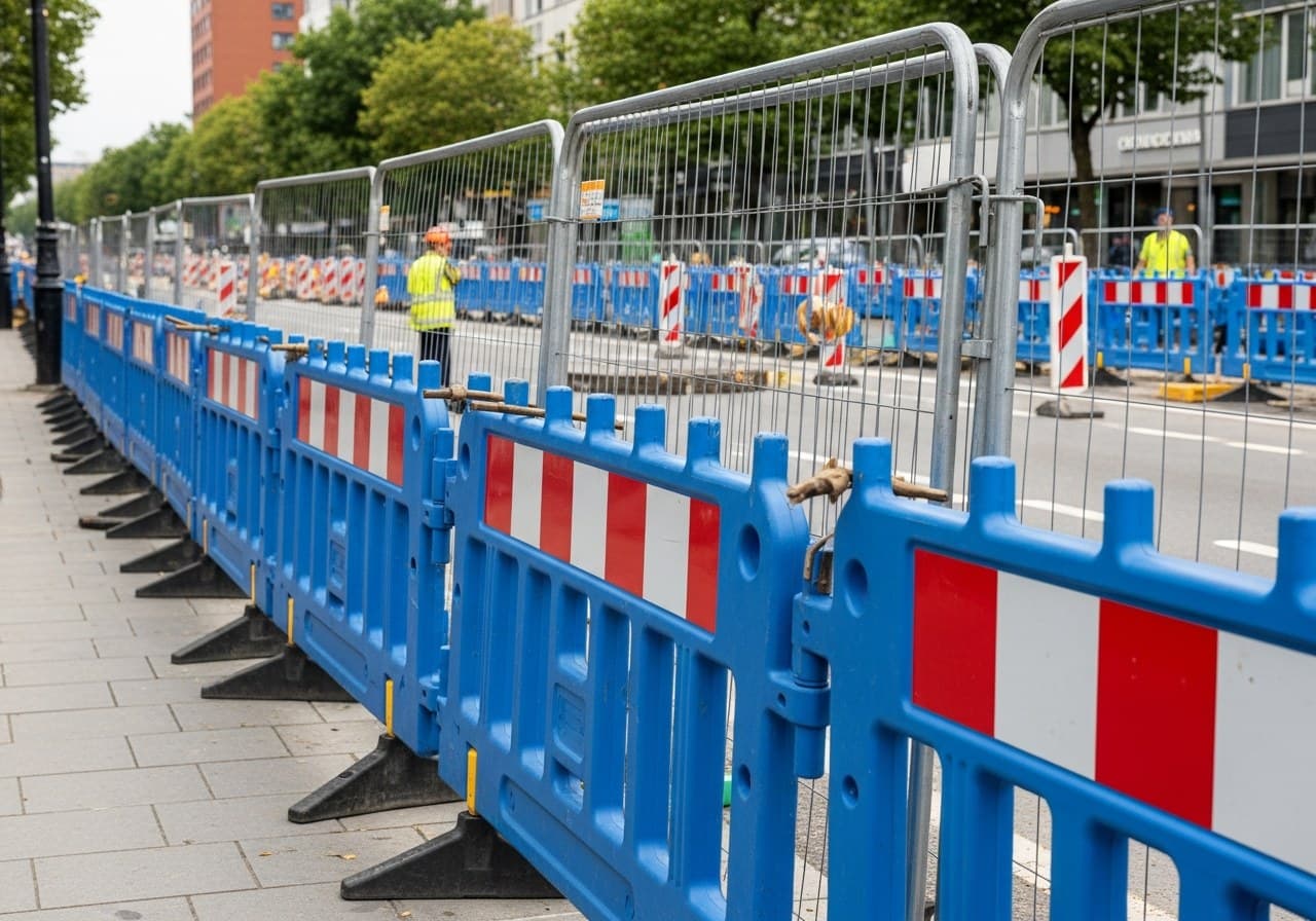Barrières de chantier
